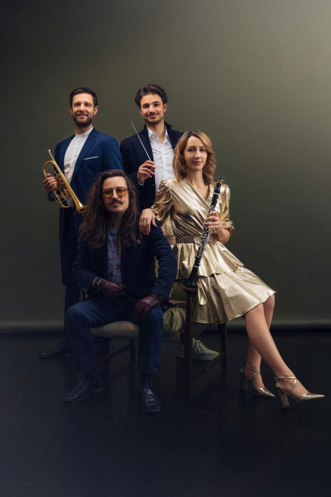 Gerd Hermann Ortler, Andrea Götsch, Michael Pichler, Bertold Stecher (von vorne nach hinten)